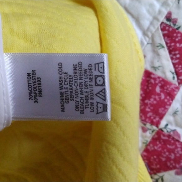 Isaac Mizrahi Quilted cotton,button front jacket NWOT - Picture 5 of 10